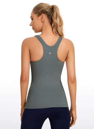 CRZ YOGA Treino leve de urze para mulheres Yoga Tops Camisas
